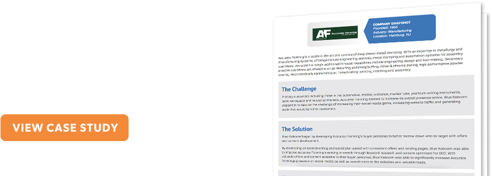 Accurate Forming Manufacturing Case Study (1024x370), Png Download