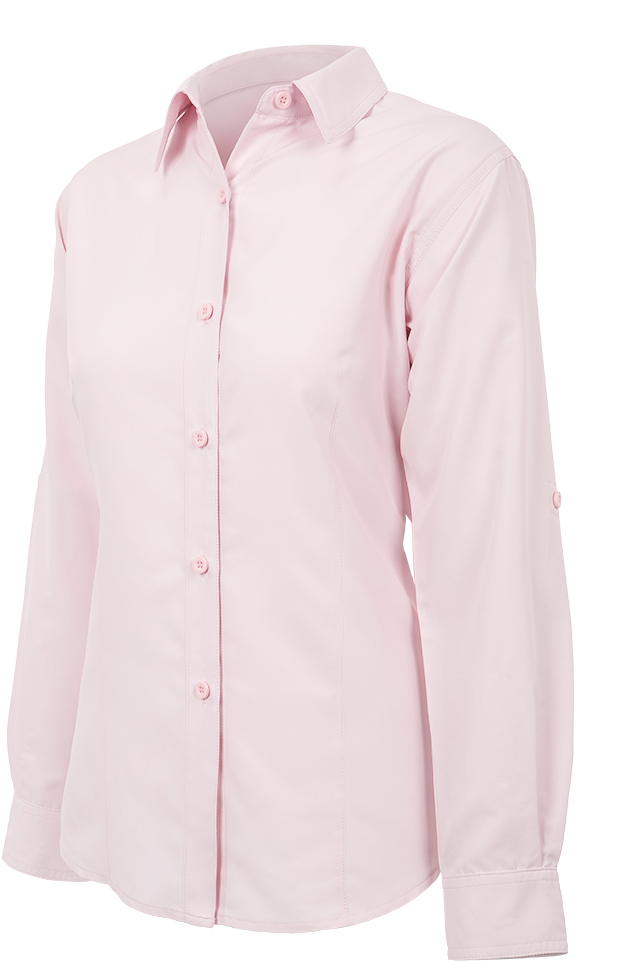 Ladies' Dogwood Microfiber Shirt Long Sleeve 1104dgw (1000x1000), Png Download