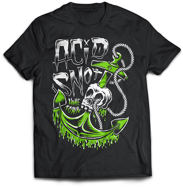 Acid Snot T-shirt (600x675), Png Download