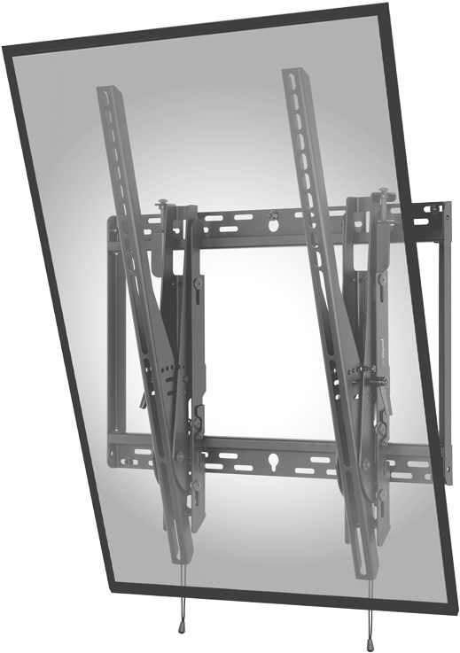 Stp680 Portrait Tilt Wall Mount (600x814), Png Download