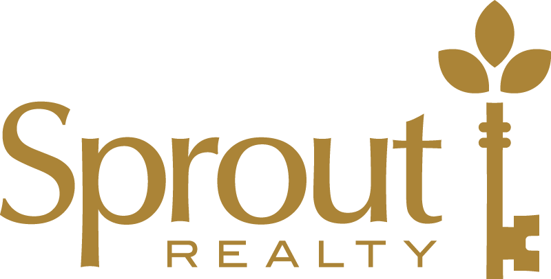 Sprout Logo Primary Gold (800x406), Png Download