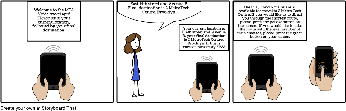 Mta Voice Travel App (1164x385), Png Download