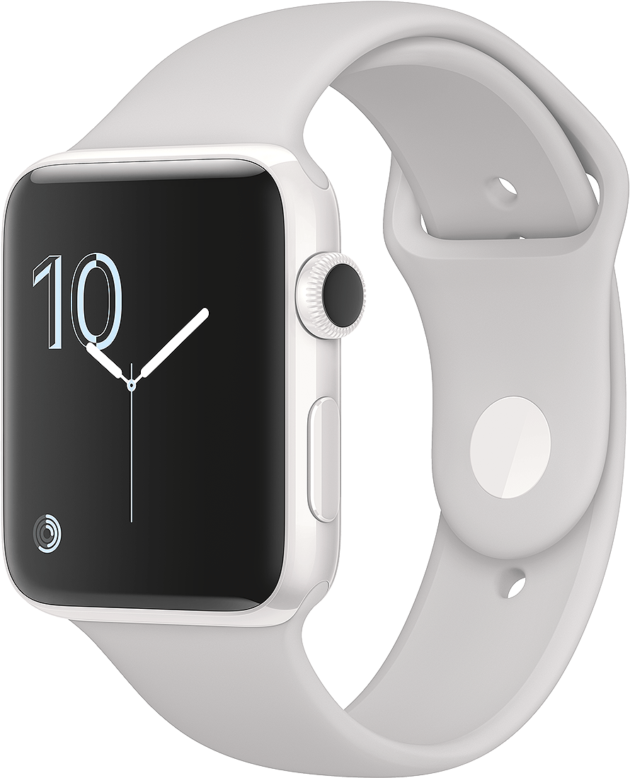 Apple Watch Edition, 42mm White Ceramic, Cloud Sport (1200x1200), Png Download