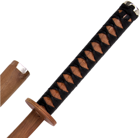 Rope Red Oak Bokken With Scabbard (600x600), Png Download
