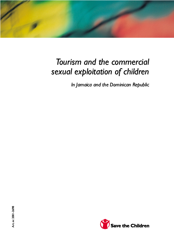 Tourism And The Commercial Sexual Exploitation Of Children (595x842), Png Download