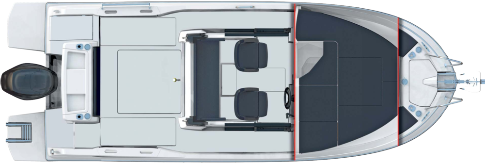 Barracuda 7 Lower Deck 1-9680 (1000x345), Png Download
