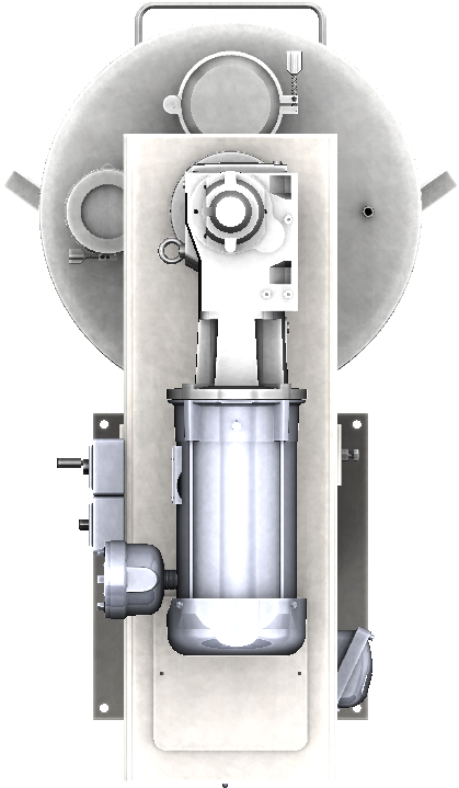 30hp Dual Shaft Disperser With 300 Gallon Vessel (1359x870), Png Download
