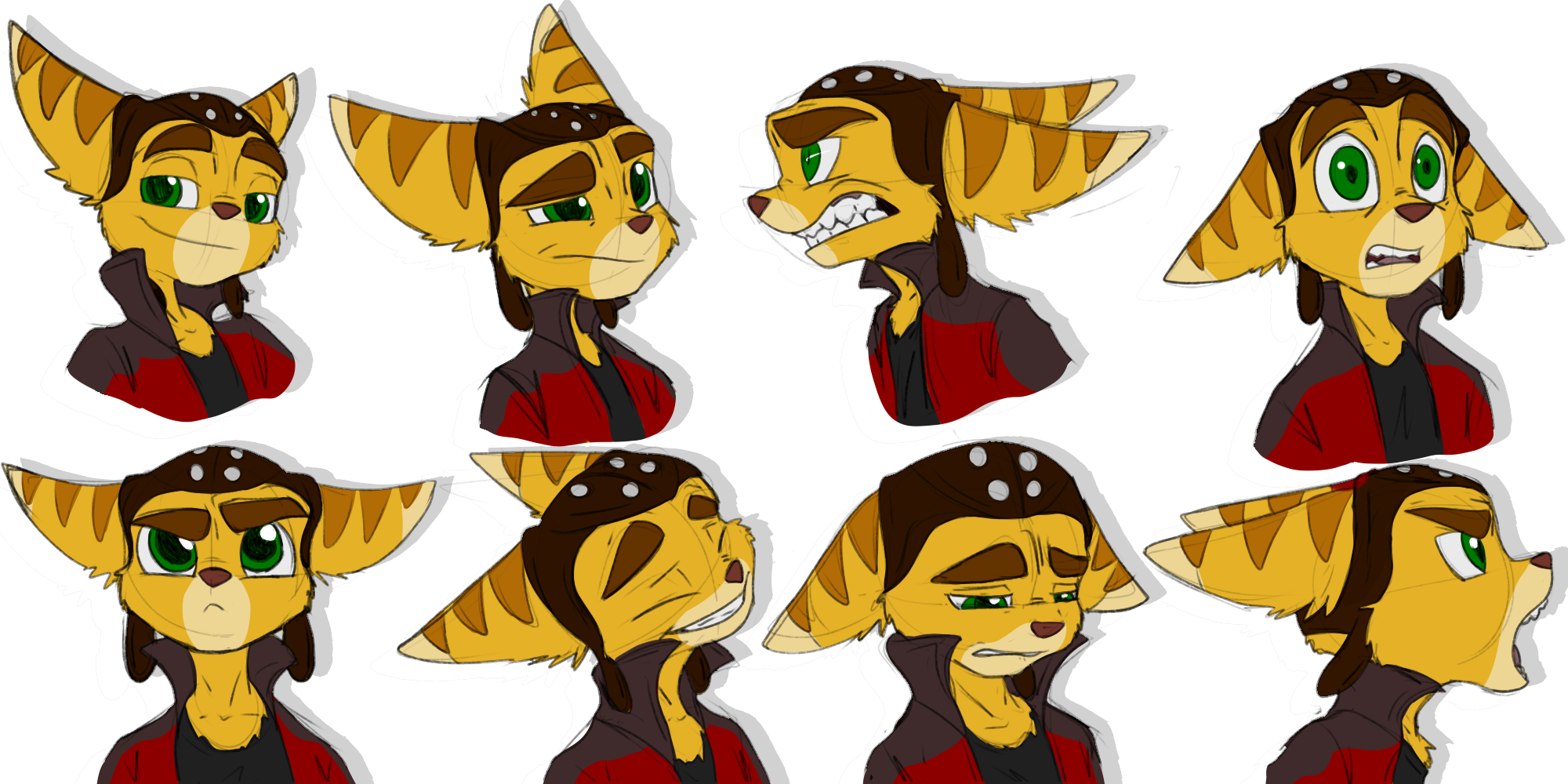 Ratchet - Ratchet And Clank Fan Art (2000x1000), Png Download