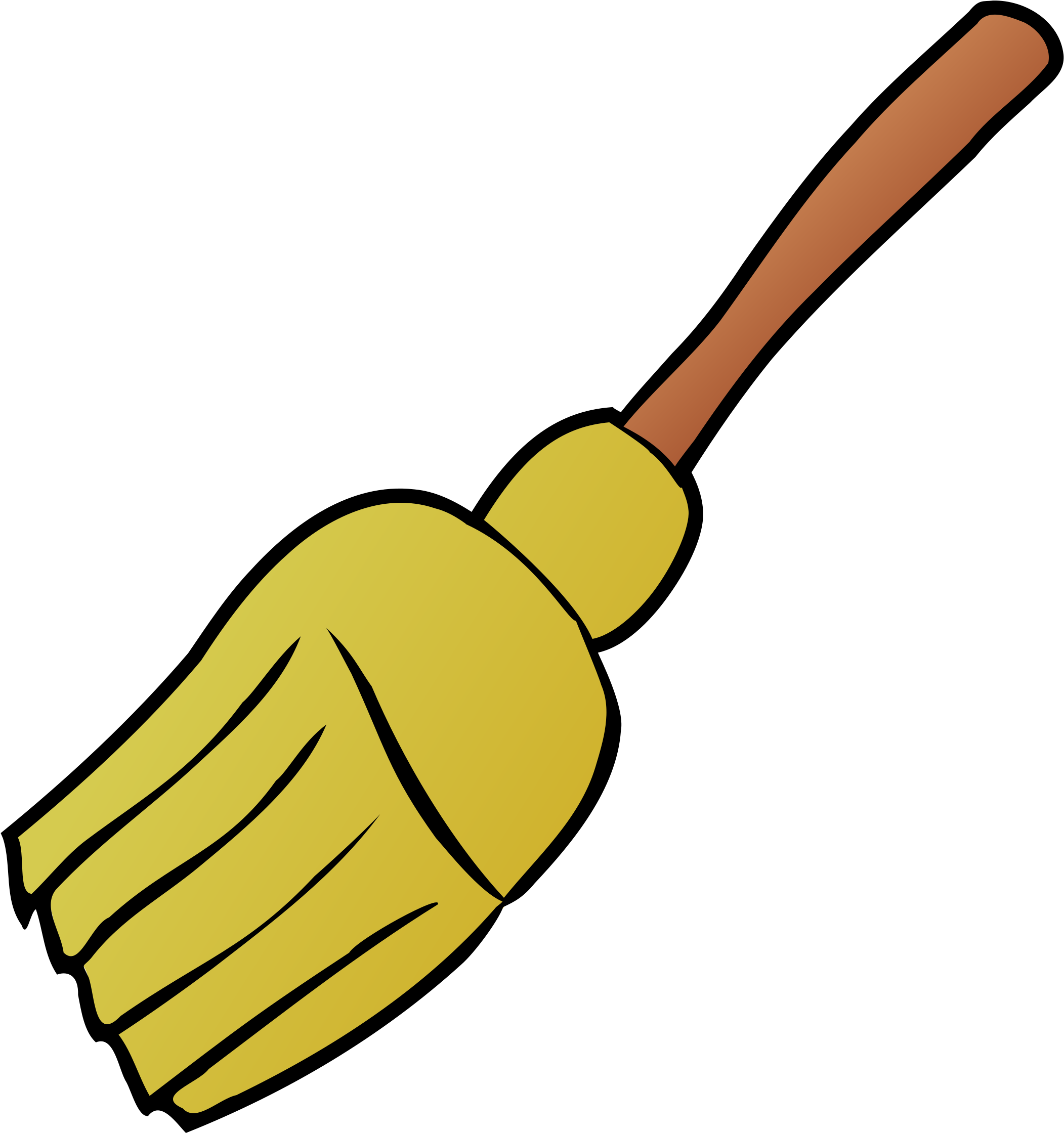 Icons Png Free And - Broom Clip Art (2400x2400), Png Download