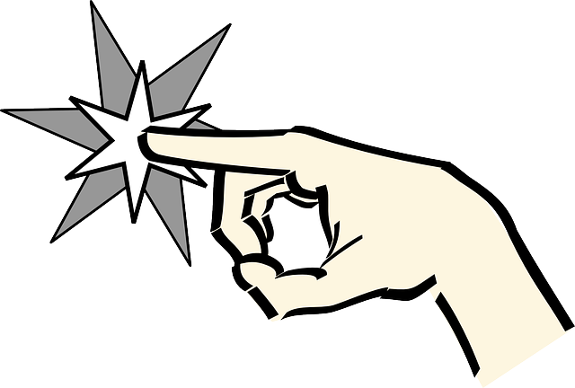 Park, Computer, Point, Icon, Left, Outline, Hand - Pointing Hand (640x432), Png Download