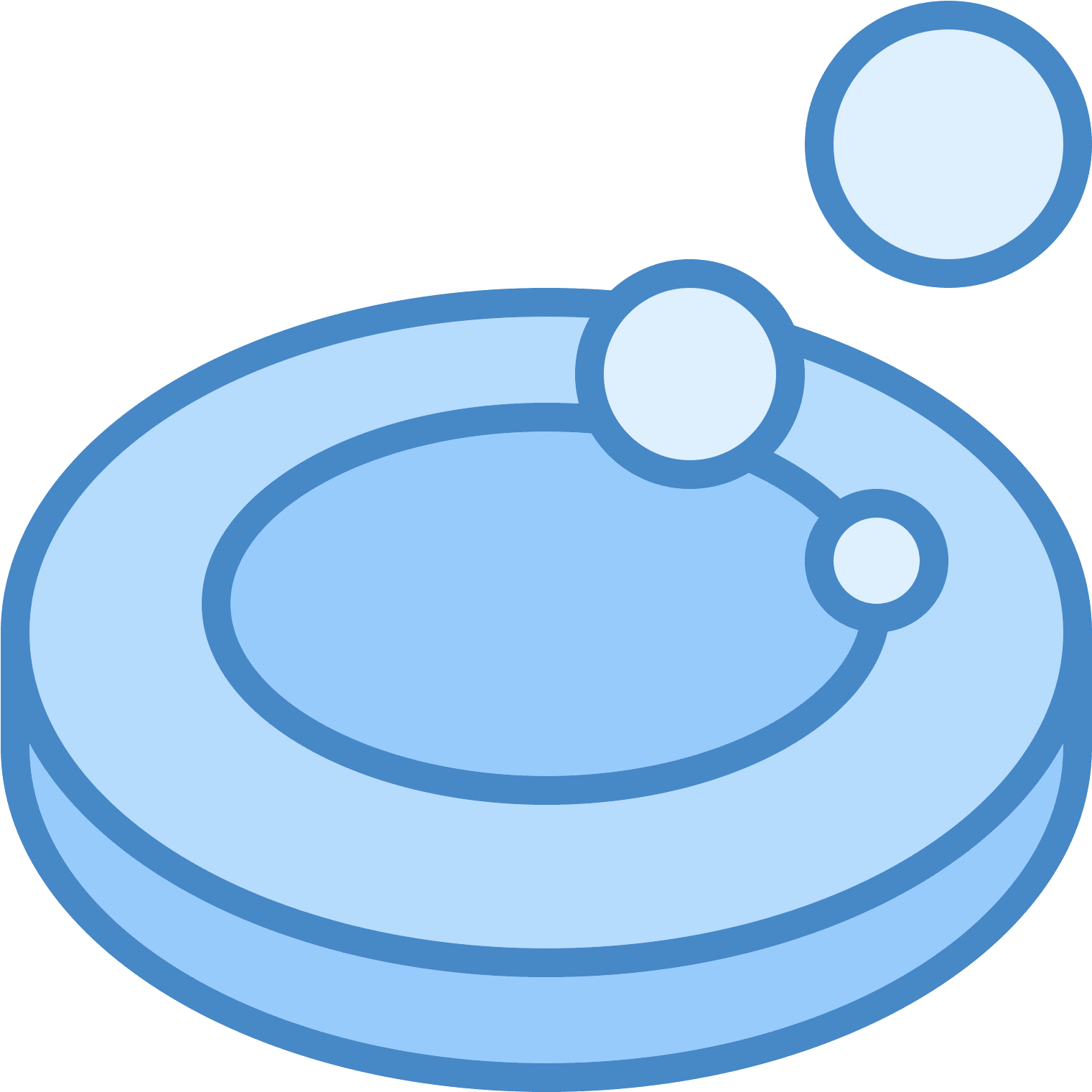 The Icon Indicating "cosmetic Soap" Is Mainly A Large - Soap (1600x1600), Png Download