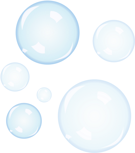Bubble Clipart Soap Bubble - Clip Art Png White Soap Bubbles (1697x2400), Png Download