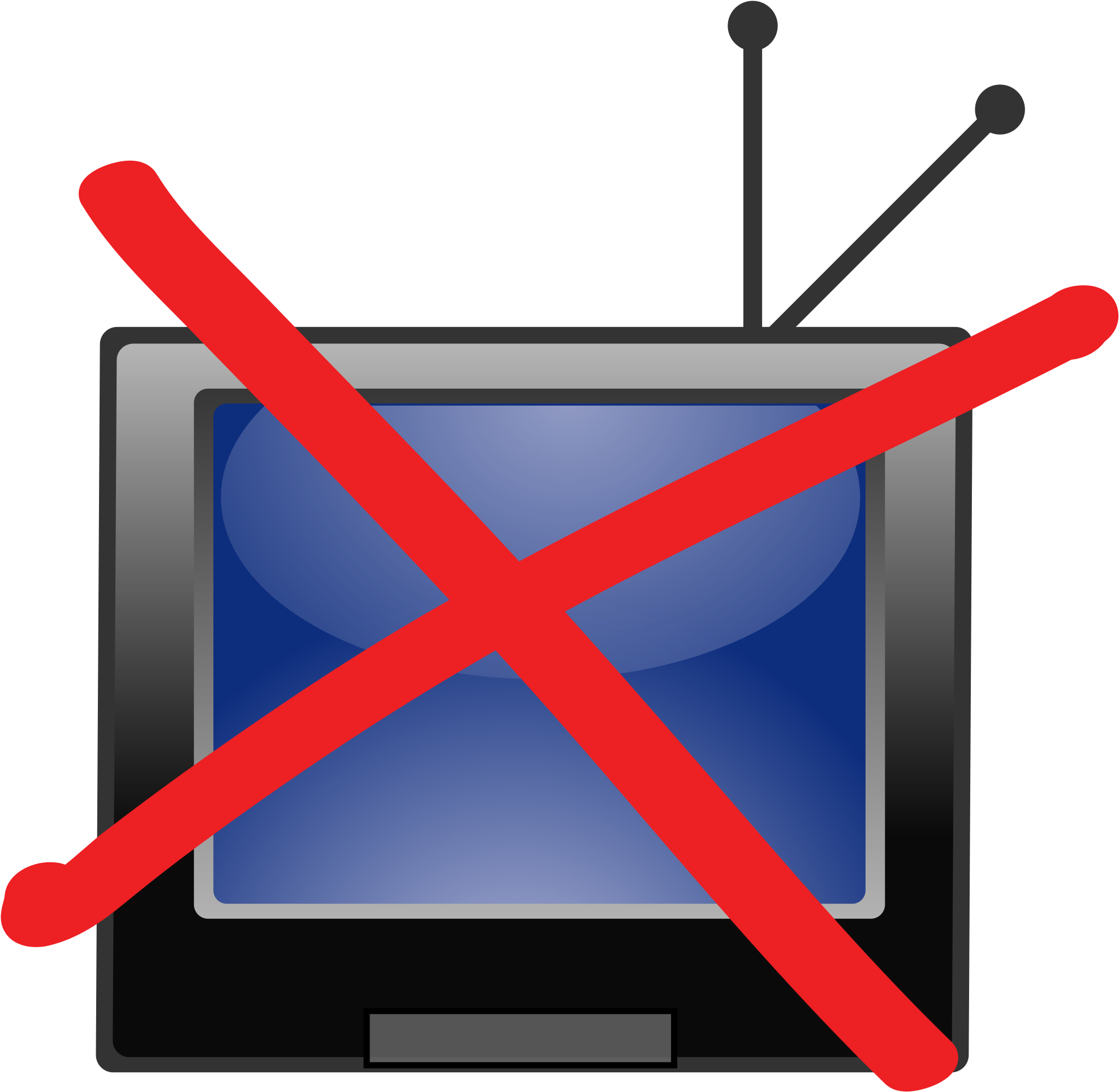 Want To Enjoy The Benefits Of A Super Sharp High Definition - Computer With A Cross Through (386x397), Png Download