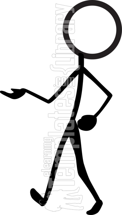 Stick Figure Transparent Background (409x720), Png Download
