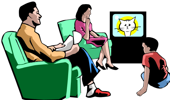Tv Archives Tamil Christian Messages Tag - Family Watching Television Clipart (576x339), Png Download