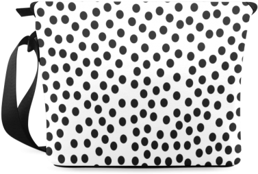 Black Polka Dot Design Crossbody Bag - Polka Dot (500x500), Png Download