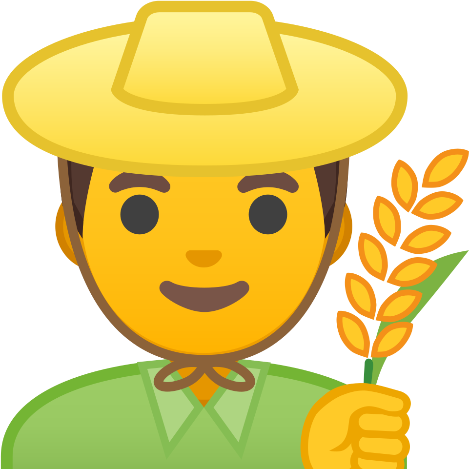 Happy Farmer Png Png Freeuse - Farmer Icon (1024x1024), Png Download