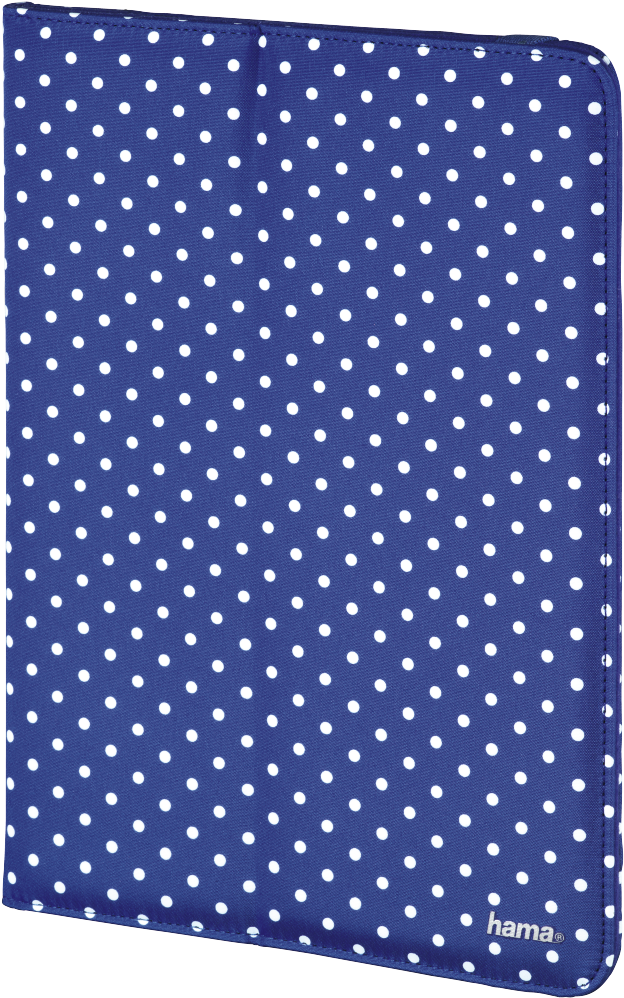 "polka Dot" Portfolio, For Tablets Up To - Eton Blue Flower (1100x1100), Png Download