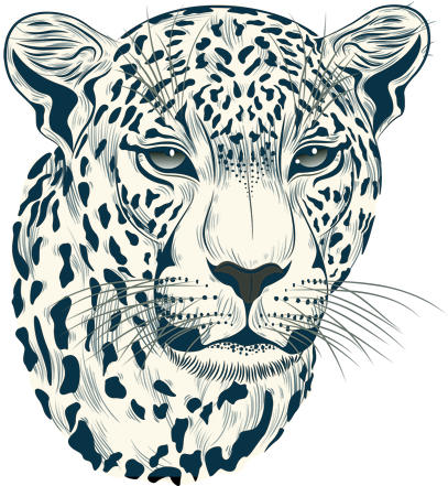 Cheetah Jaguar Leopard Felidae Tiger - Leopard Svg (591x591), Png Download