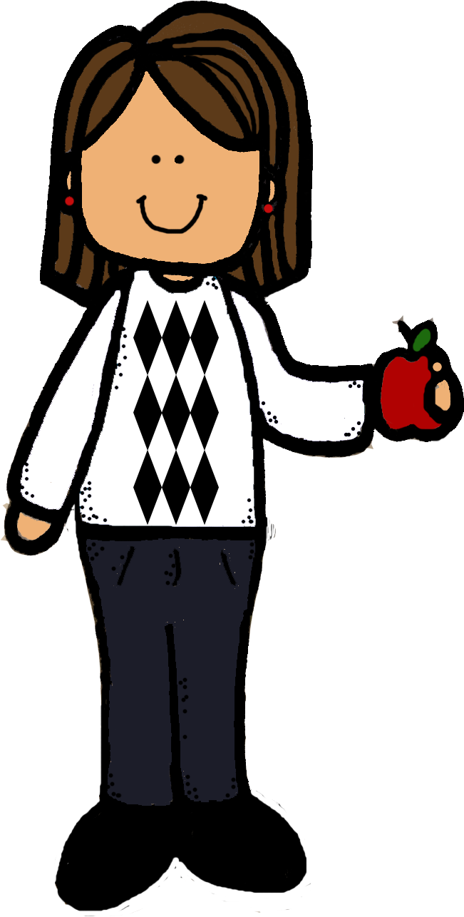 Little Girl Clipart Transparent Background - Teacher Clip Art Transparent Background (1500x1500), Png Download
