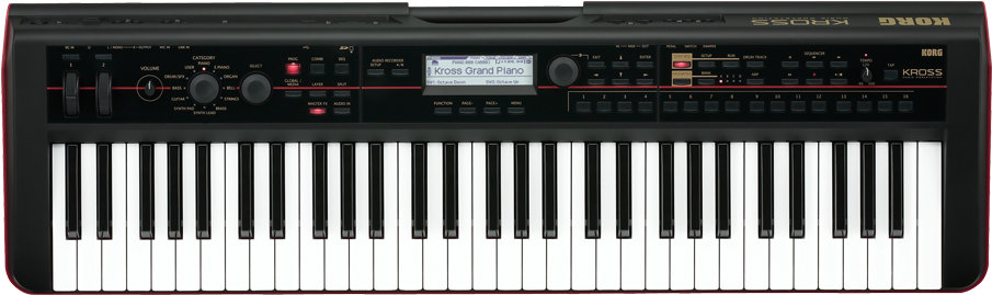 Korg Kross - Korg Kross 61-key Music Workstation (1000x400), Png Download
