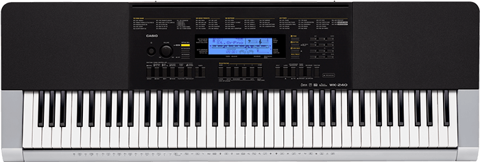 Wk-240 - Piano Casio Wk 240 (700x262), Png Download