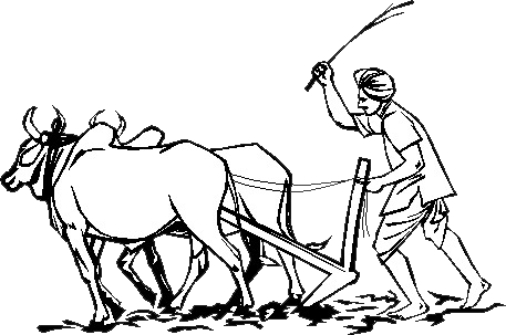 Get In Touch - Indian Farmer Clipart (457x303), Png Download