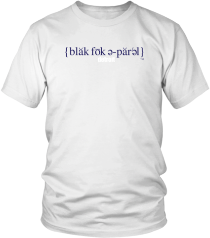The Blackfokapparel Definition Navy Logo White T-shirt - Amir Khan 'king Khan' (480x480), Png Download
