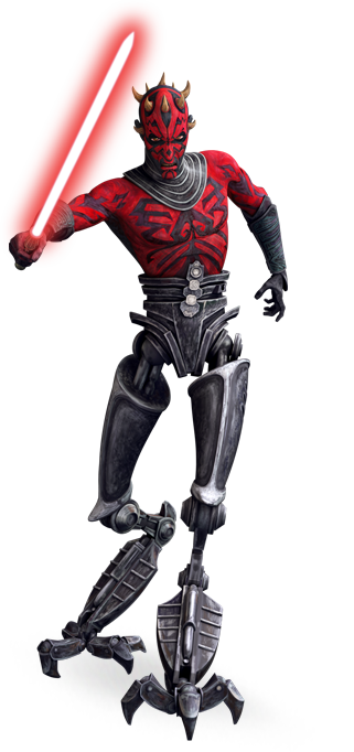 Zabrak Assassin - Dark Maul Clone Wars (321x682), Png Download