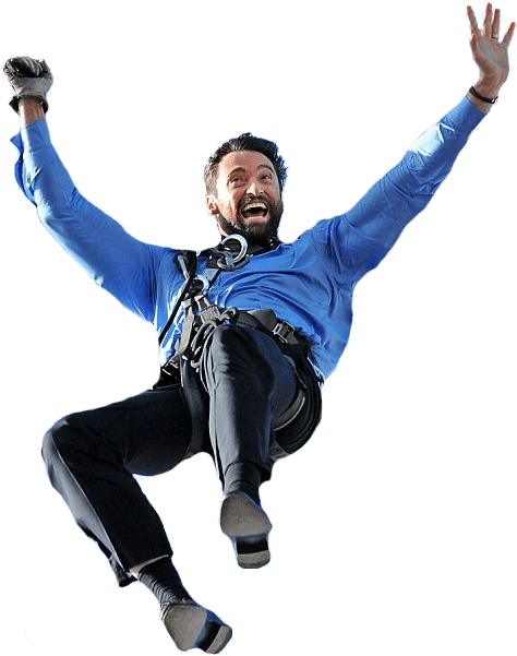 Hugh Jackman Falling - Hugh Jackman Can Ride Anything (508x625), Png Download