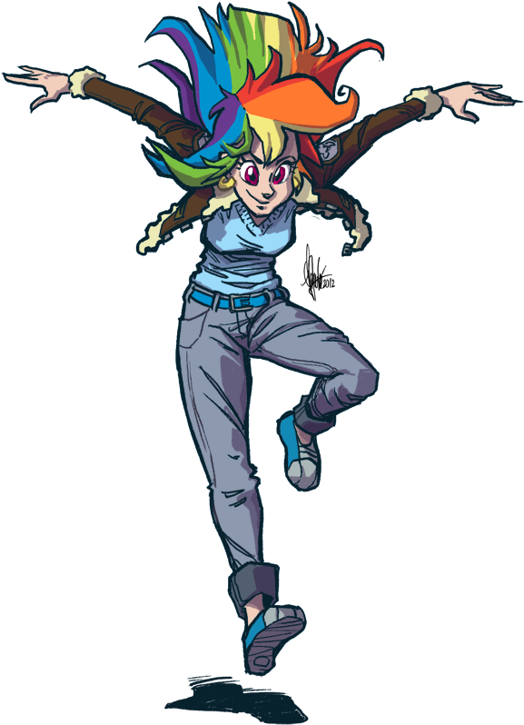 Action Pose, Artist - Applejack (600x829), Png Download