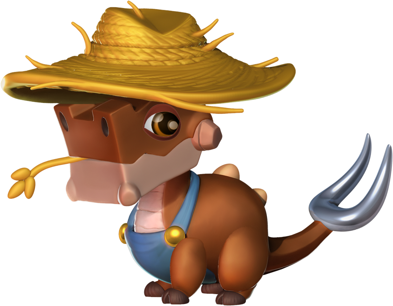Farmer Dragon Baby - Portable Network Graphics (1359x1056), Png Download