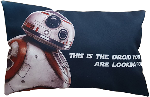 Bb8 Pillow - Ben Schwartz Signed Star Wars: The Force Awakens 8x10 (500x336), Png Download