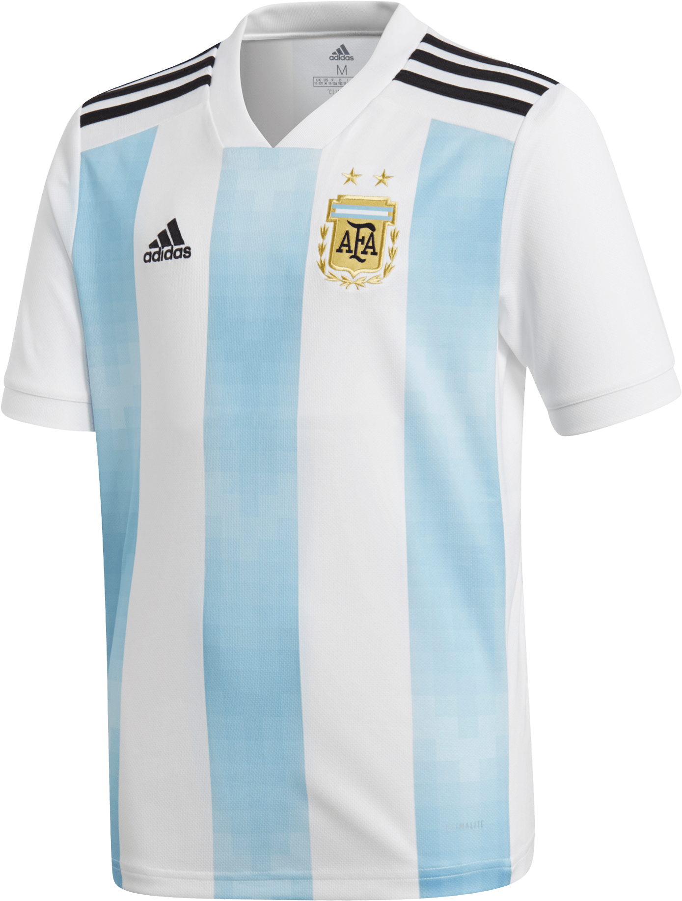 Adidas 2018 Argentina Home Replica Jersey Youth - Argentina Home Kit 2018 Png (2000x2000), Png Download