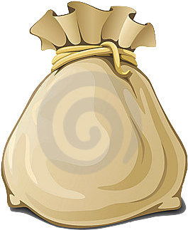 Full Sack Isolated Illustration 5710424 - Vector Graphics (360x450), Png Download
