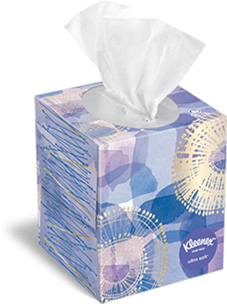 Kleenex Ultra Soft Tissue, 75 Ct - Facial Tissue (500x500), Png Download