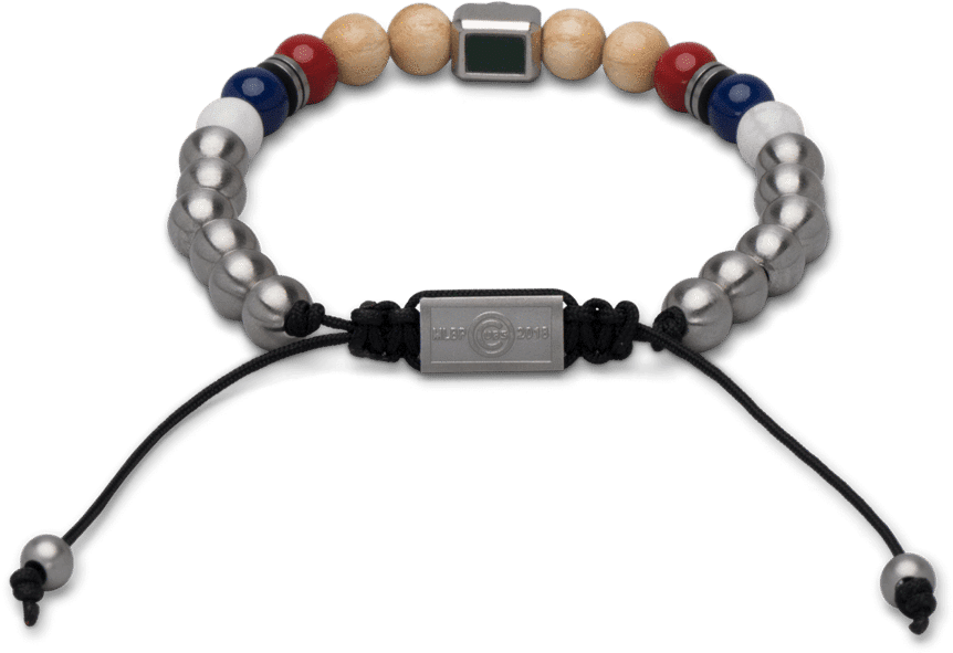 Chicago Cubs™ Square Macrame Bracelet 8mm - Bracelet (1024x1024), Png Download