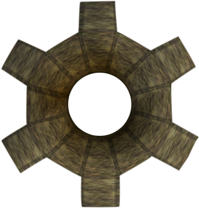 Rusty Dwemer Cog - David Star Icon Png (500x500), Png Download
