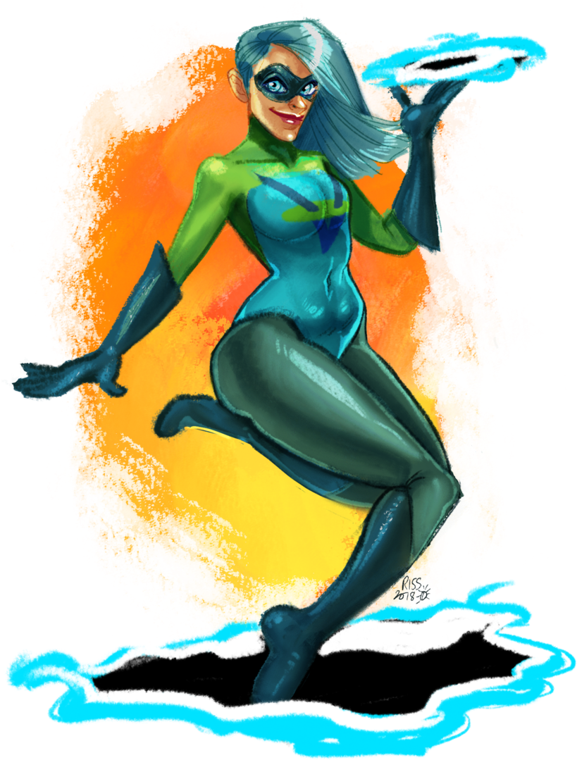 Drawing Of Voyd From Incredibles - Incredibles 2 Voyd Sexy (989x1280), Png Download