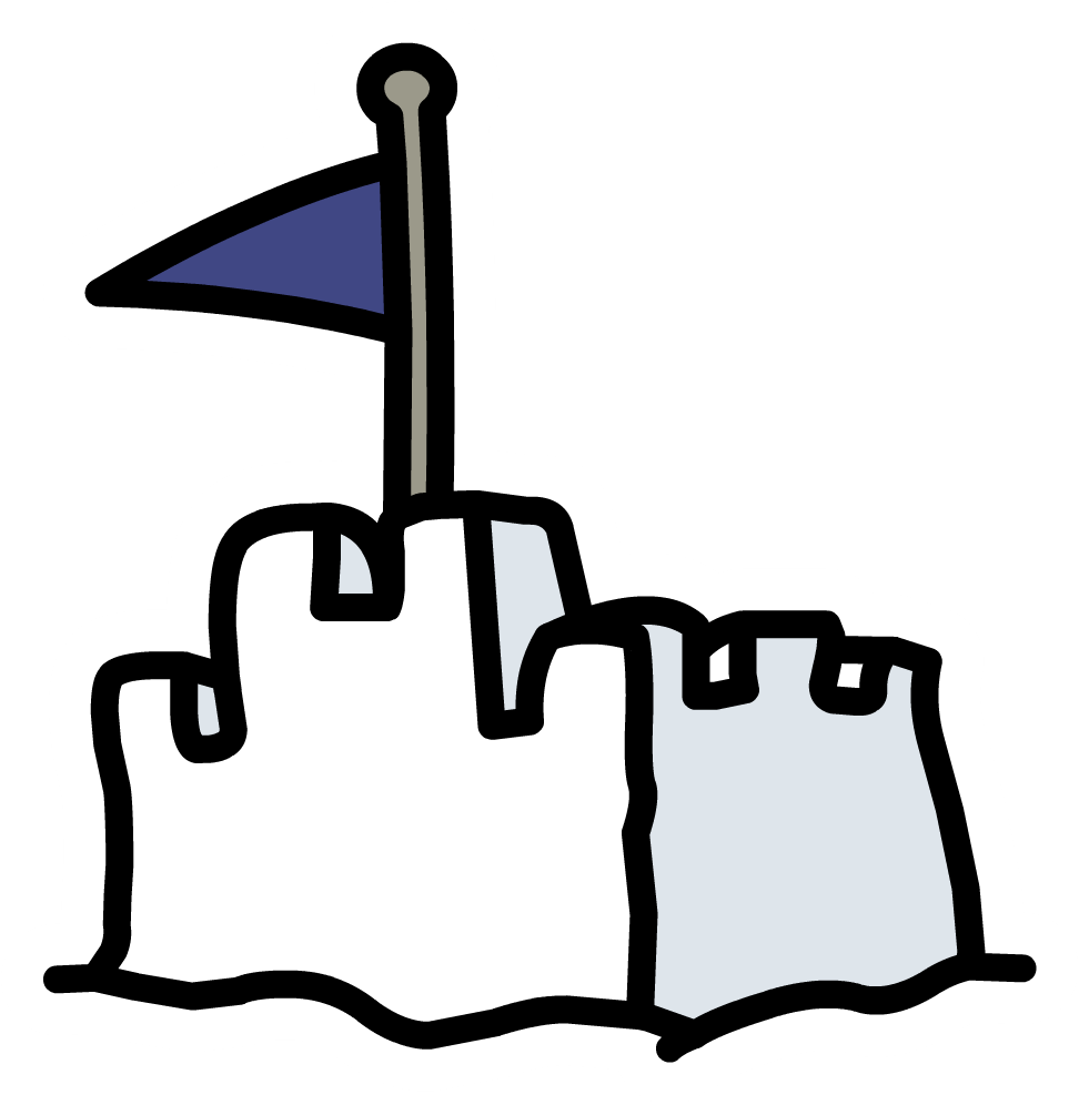 Snow Clipart Snow Fort - Snow Fort Png (972x996), Png Download