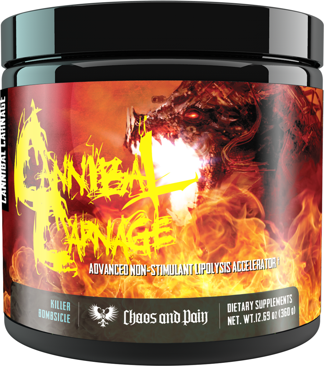Cannibal Carnage, The Best Non-thermogenic Powder, - Engorge By Primeval Labs | Pre Workout. Blue Razz, (1280x1280), Png Download