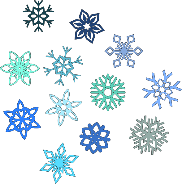 1 - Snowflake Clipart (474x480), Png Download