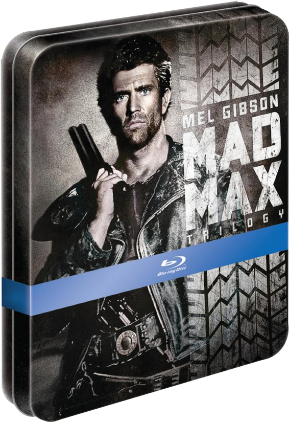 "mad Max Trilogy" Blu-ray Cover - Mad Max Trilogy Blu Ray (576x847), Png Download