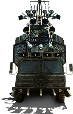 Fury Road Doof Wagon - Mad Max (550x378), Png Download