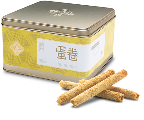 Durian Egg Rolls - Biscuit Roll (500x500), Png Download