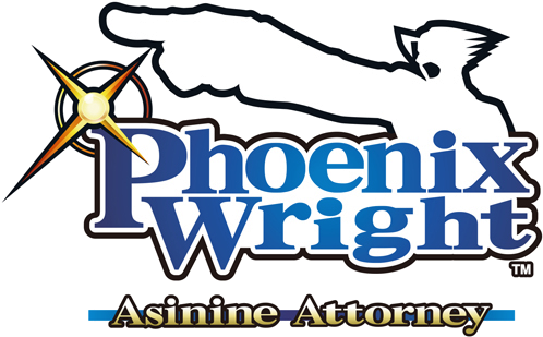 Phoenix Wright Asinine Attorney Logo (552x327), Png Download