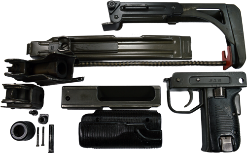 Uzi Png Library Library - Uzi Parts (500x500), Png Download