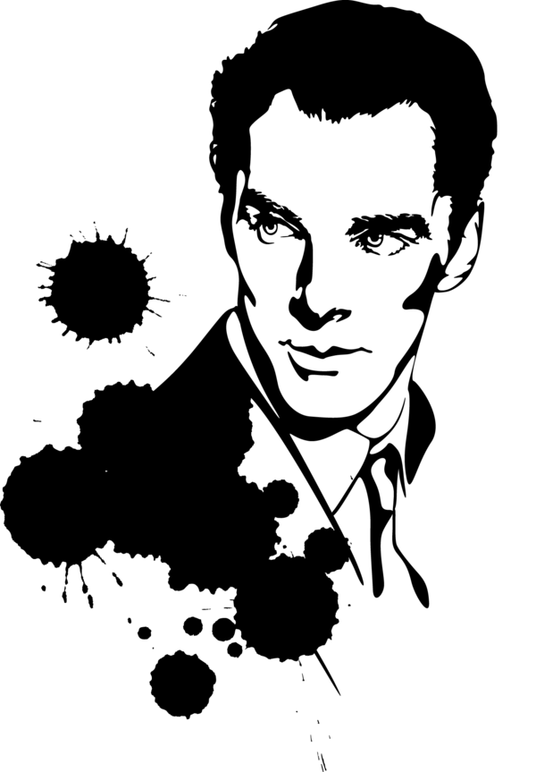 Benedict Cumberbatch By Mad42sam-d8en5nz - Sherlock Holmes Benedict Cumberbatch Vektör (600x863), Png Download