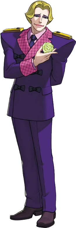 Image - Ace Attorney Florent L Belle (362x793), Png Download