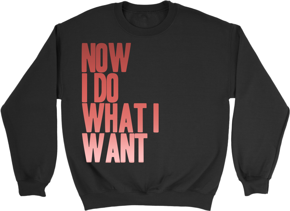 Lil Uzi Vert Now I Do What I - Minimal Ex Premium Sweatshirt (6 Colors Available, (1024x1024), Png Download